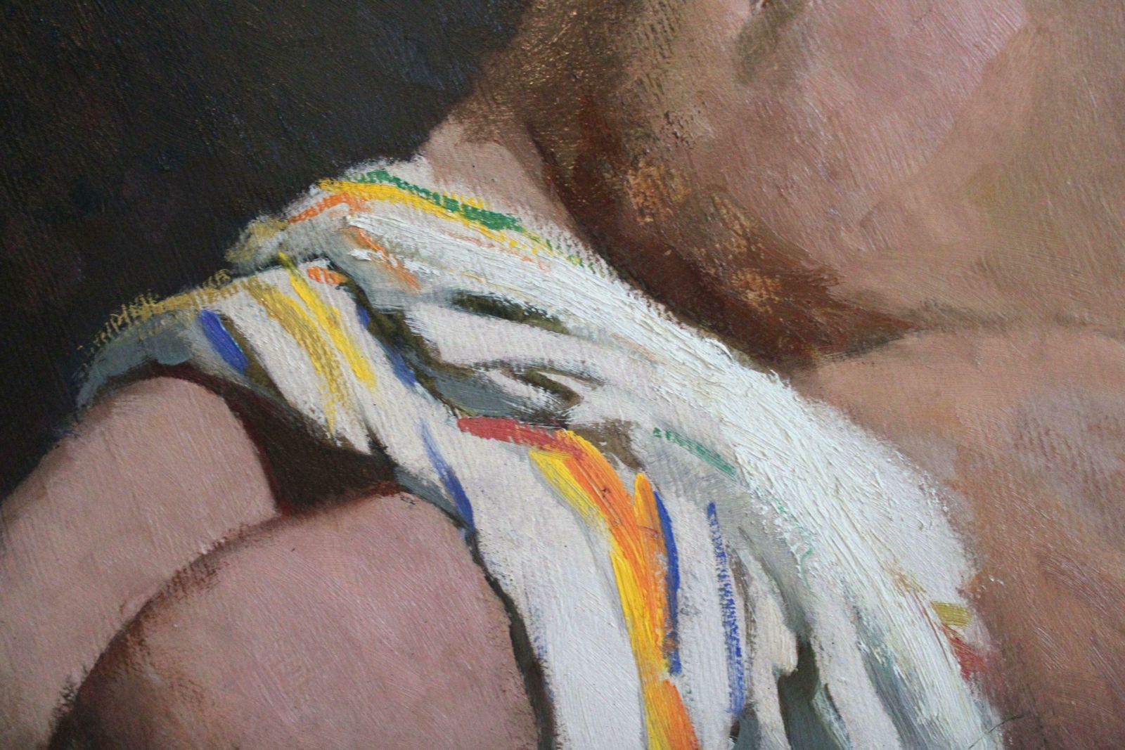 Alfejs Bromults Morning. Women's Act. 1959. Oil On Cardboard photo 3361.0
