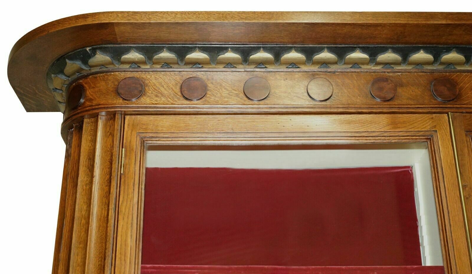 2.8 X 2.2 Meter Antique Samuel Pepys 1666 Style Library Bookcase Part Of Suite photo vintage