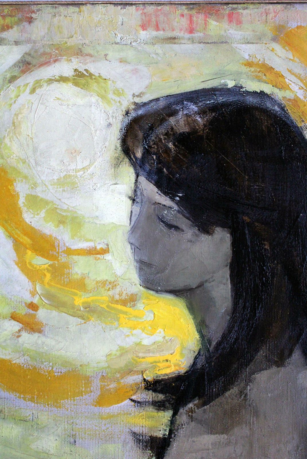 Laimdots Murnieks A Woman. 1962. Oil On Canvas photo furniture