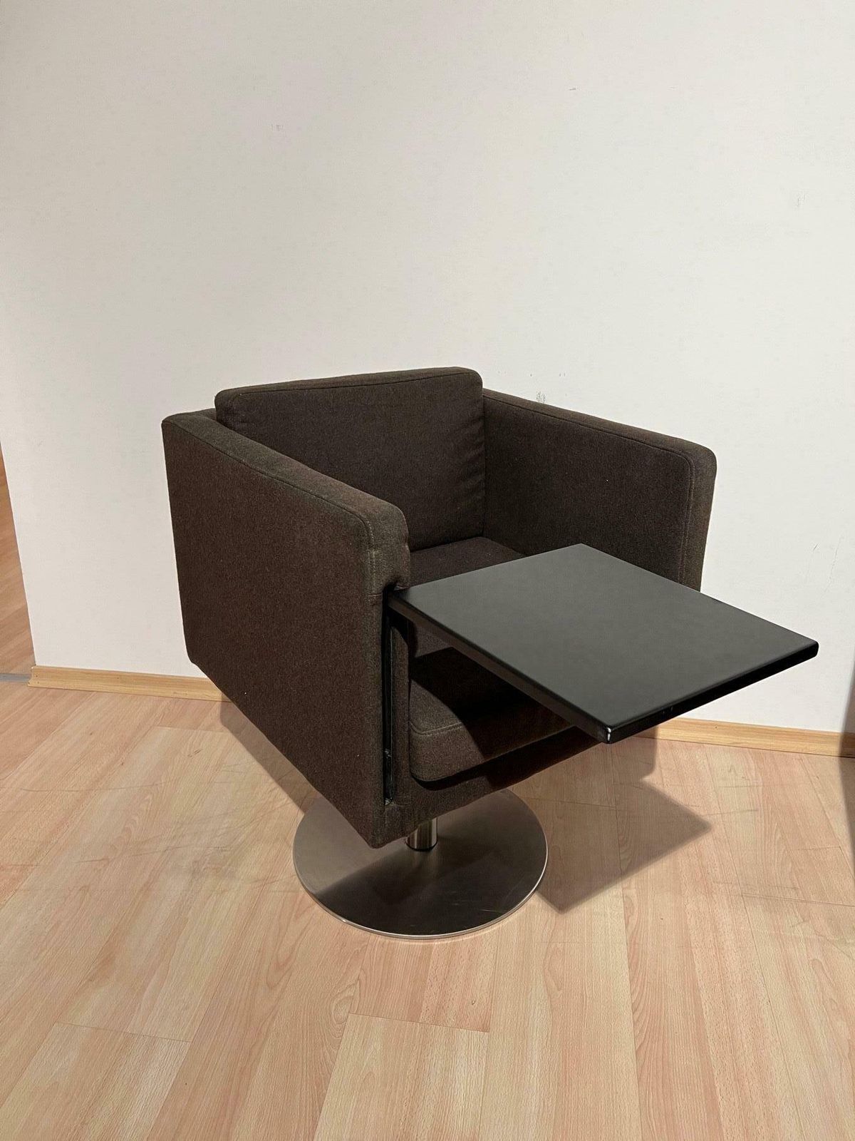 photo buy Pair Of Cubic Swivel Chairs With Tableau By Lensvelt, Netherlands, Early 21st C.
