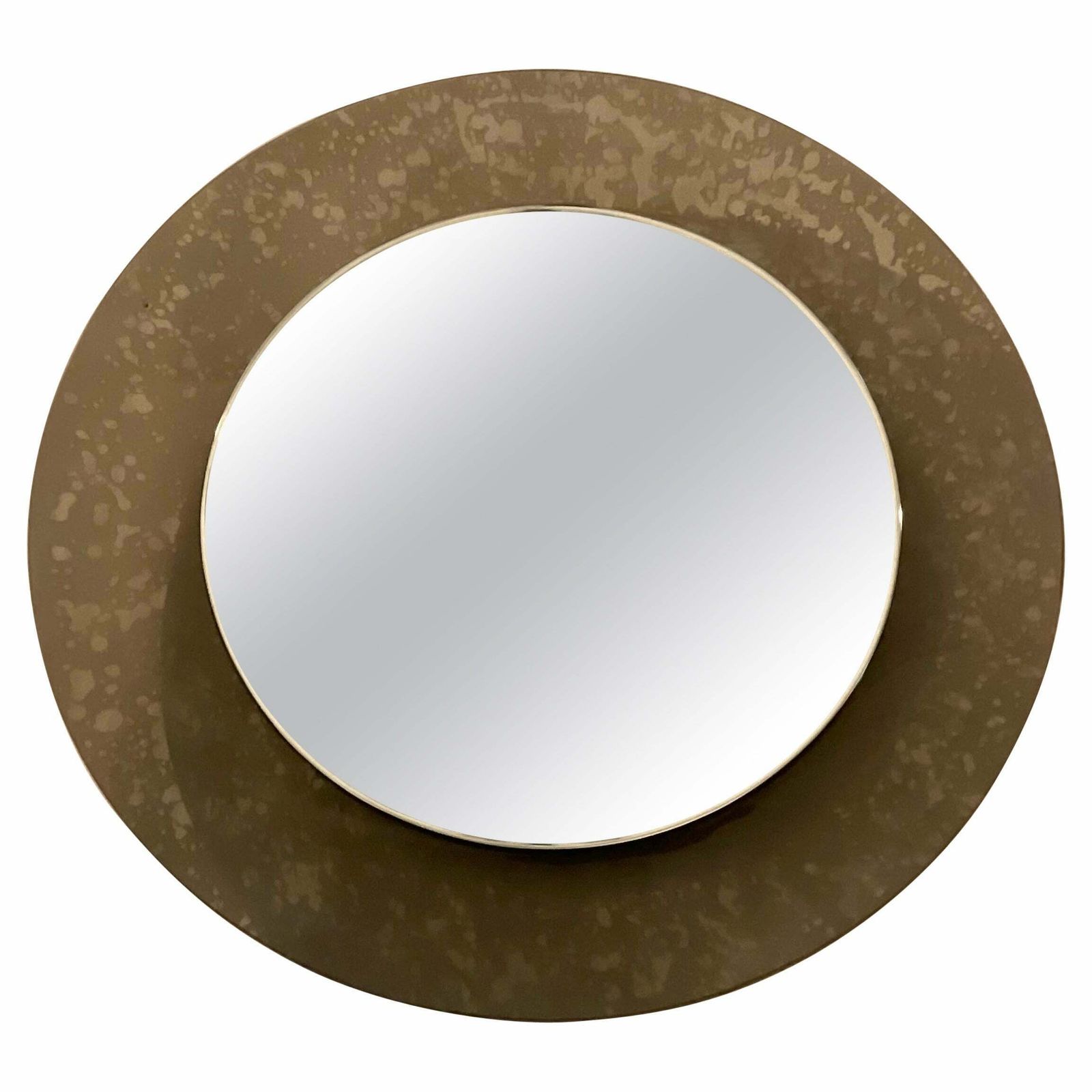 Fontanarte   Erwing Burger   Hanging Mirror   Curved And Etched Glass.