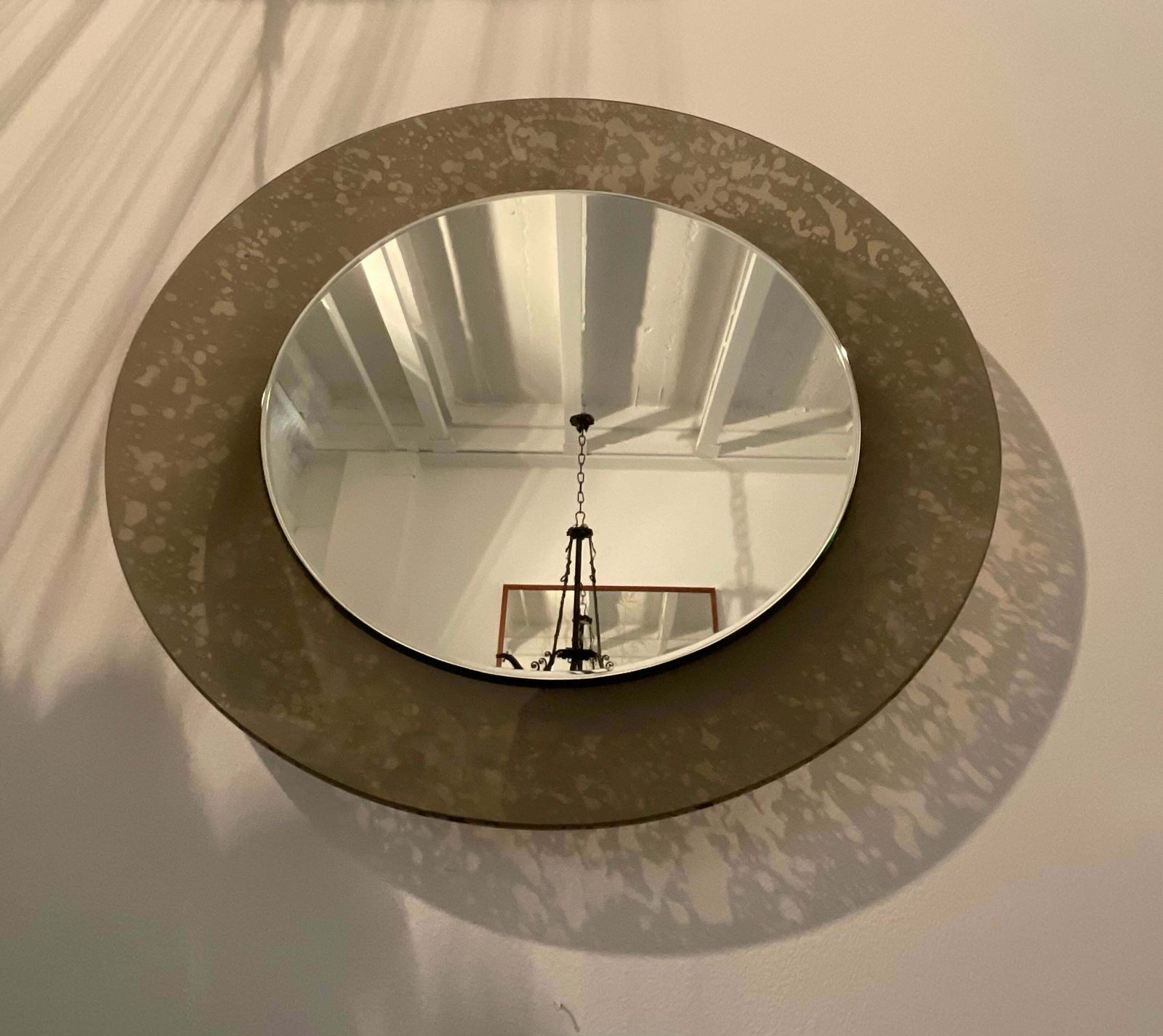 Fontanarte   Erwing Burger   Hanging Mirror   Curved And Etched Glass. photo Home Decor