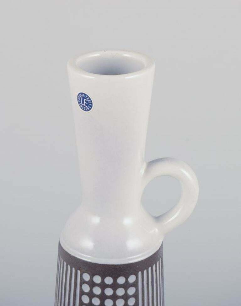 Mari Simmulson For Upsala Ekeby. "Ruta" Pitcher/Vase In Ceramic. photo Home Decor