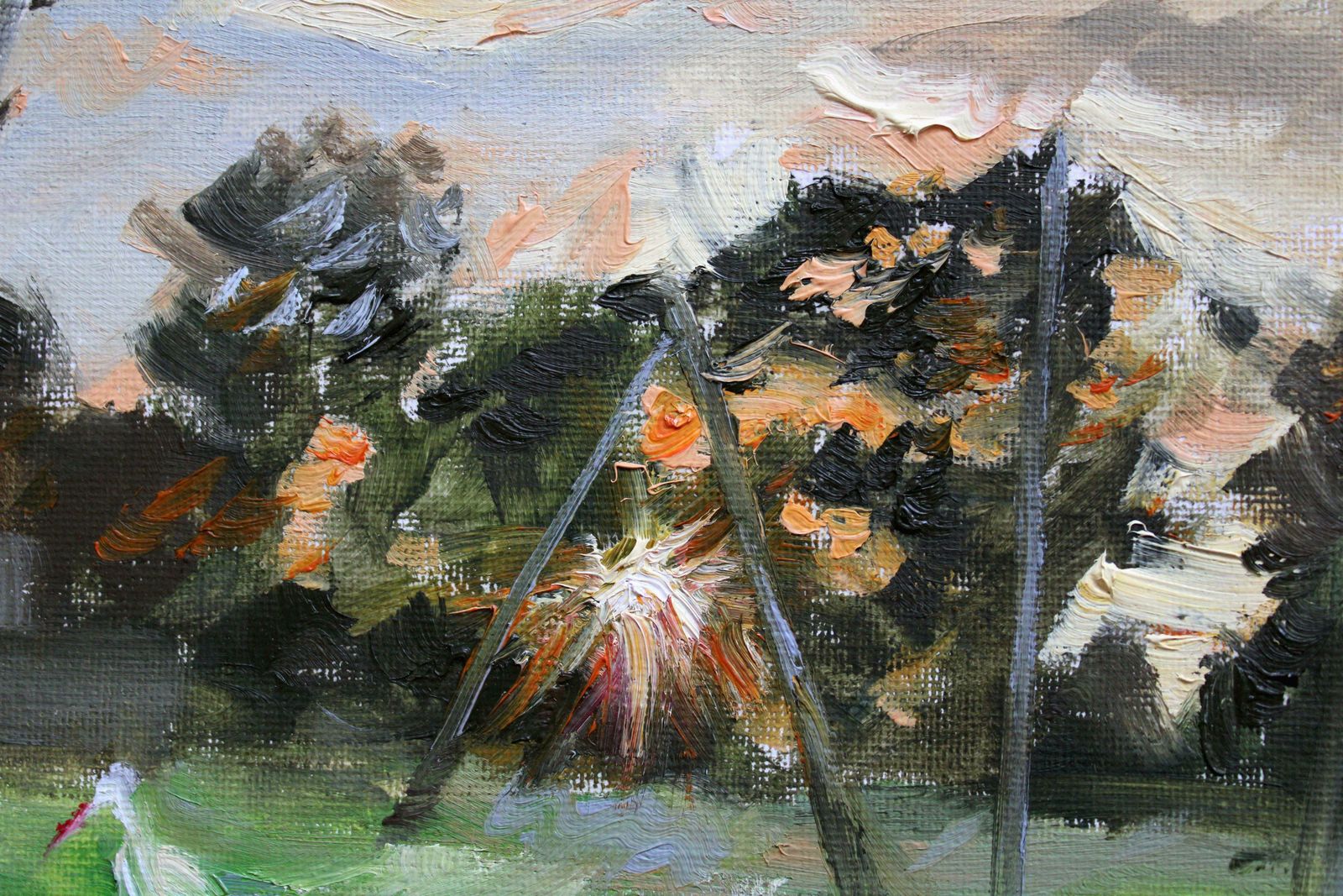 Alyona Prokofjeva The Last Ray. 2023. Canvas, Cardboard, Oil photo Art