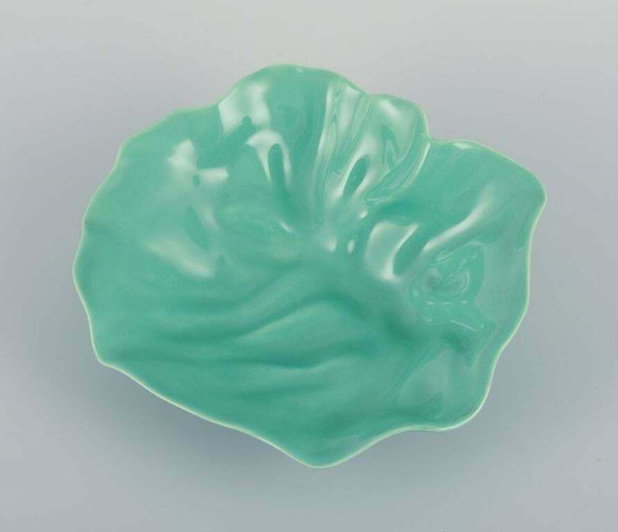 Royal Copenhagen. "4 All Seasons". Two Organic Shaped Bowls In Faience. photo for sale