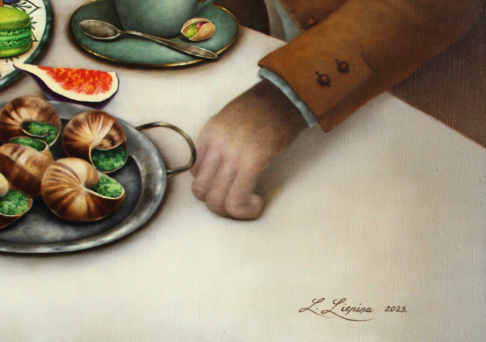 Liene Liepina La Vie Est Belle. 2023, Oil On Canvas, 2023 photo Art