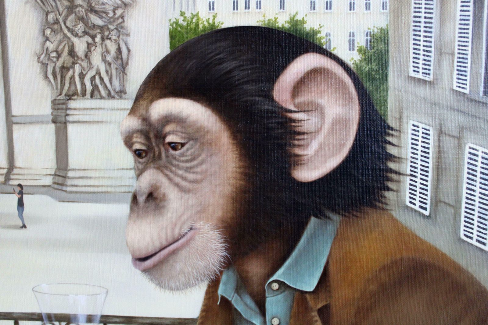 Liene Liepina La Vie Est Belle. 2023, Oil On Canvas, 2023 photo vintage