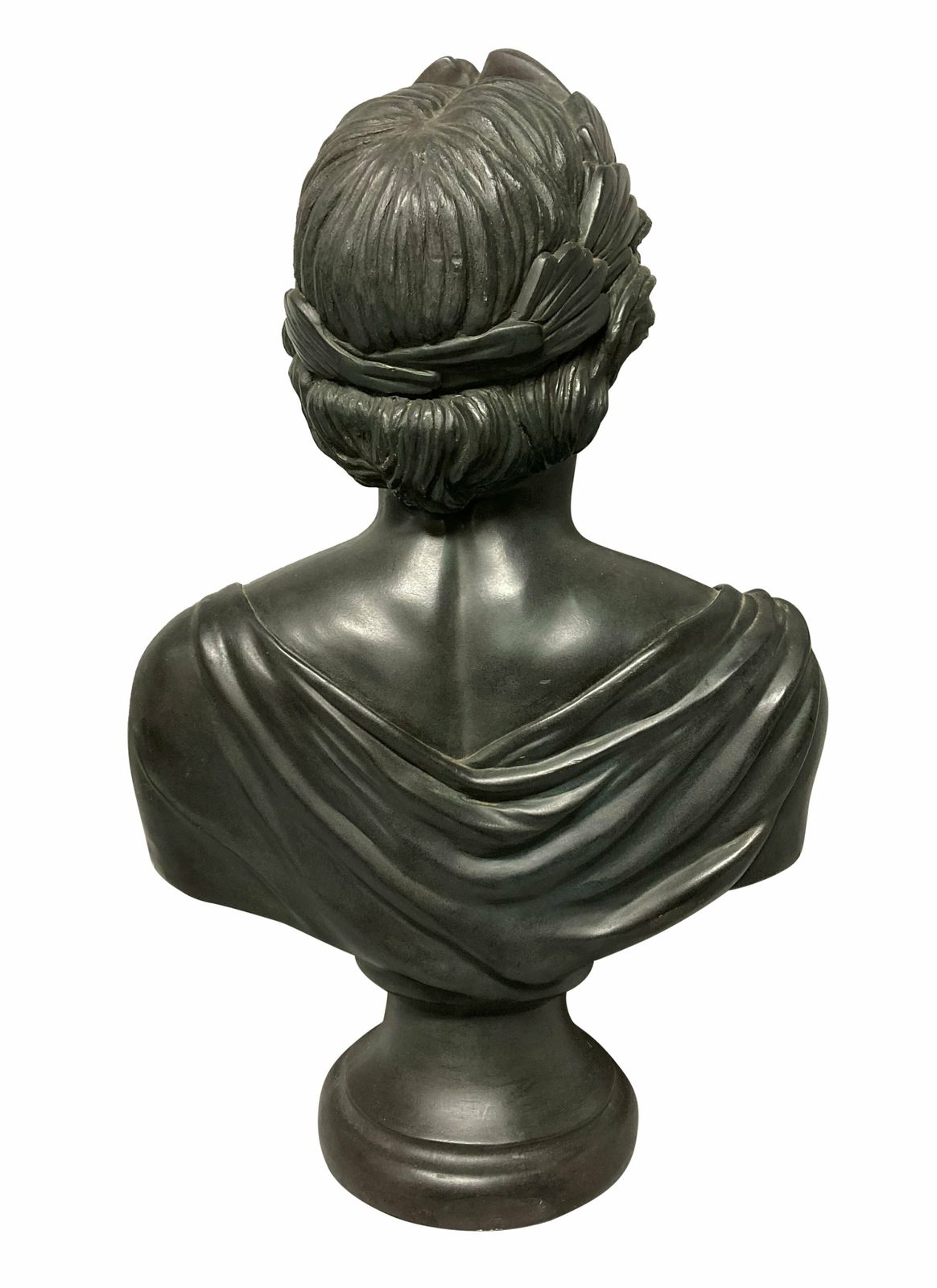 A Plaster Library Bust Of The Emperor Augustus photo Art