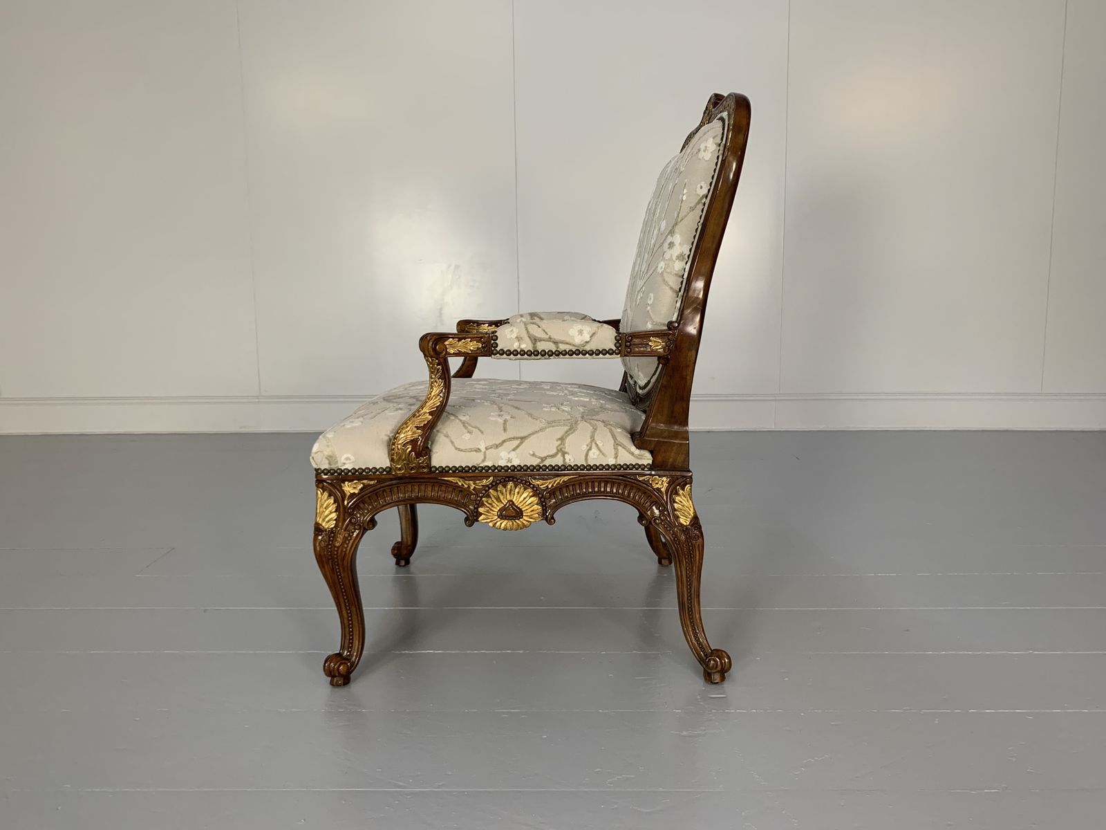 photo for sale Pair Of Theodore Alexander “Spencer House” Armchairs & Table – Rrp £11,000