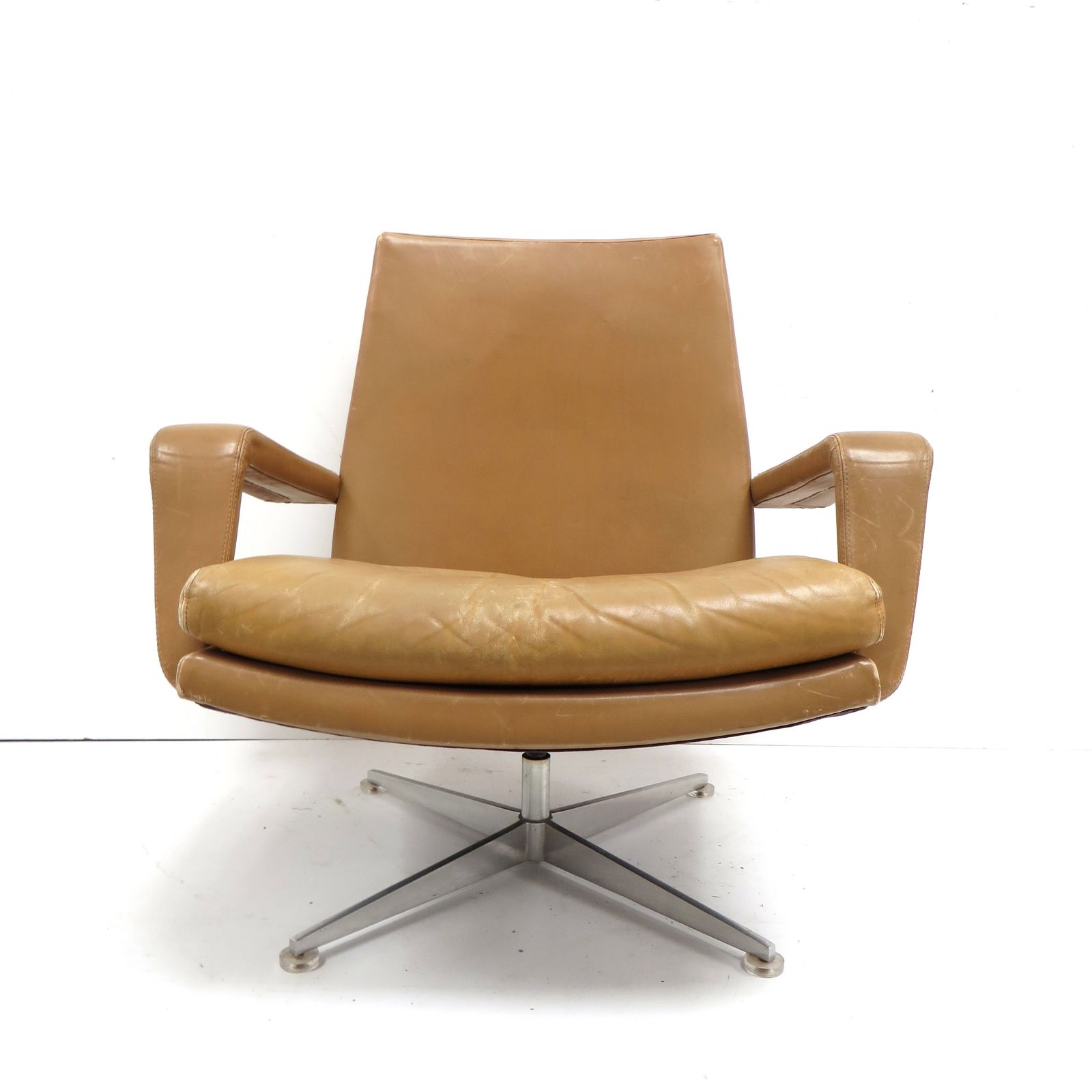Vintage Swivel Chair Designed By Hans Kaufeld In The 60s photo vinterior