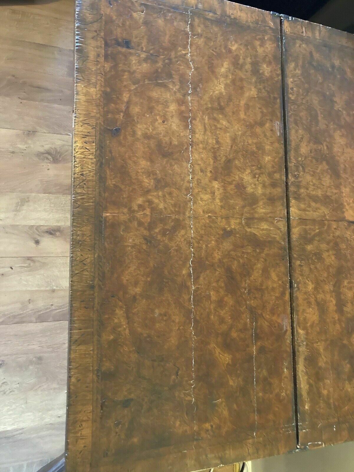 Stunning Rare Antique Walnut Bachelors Bureau Chest Of Drawers photo for sale