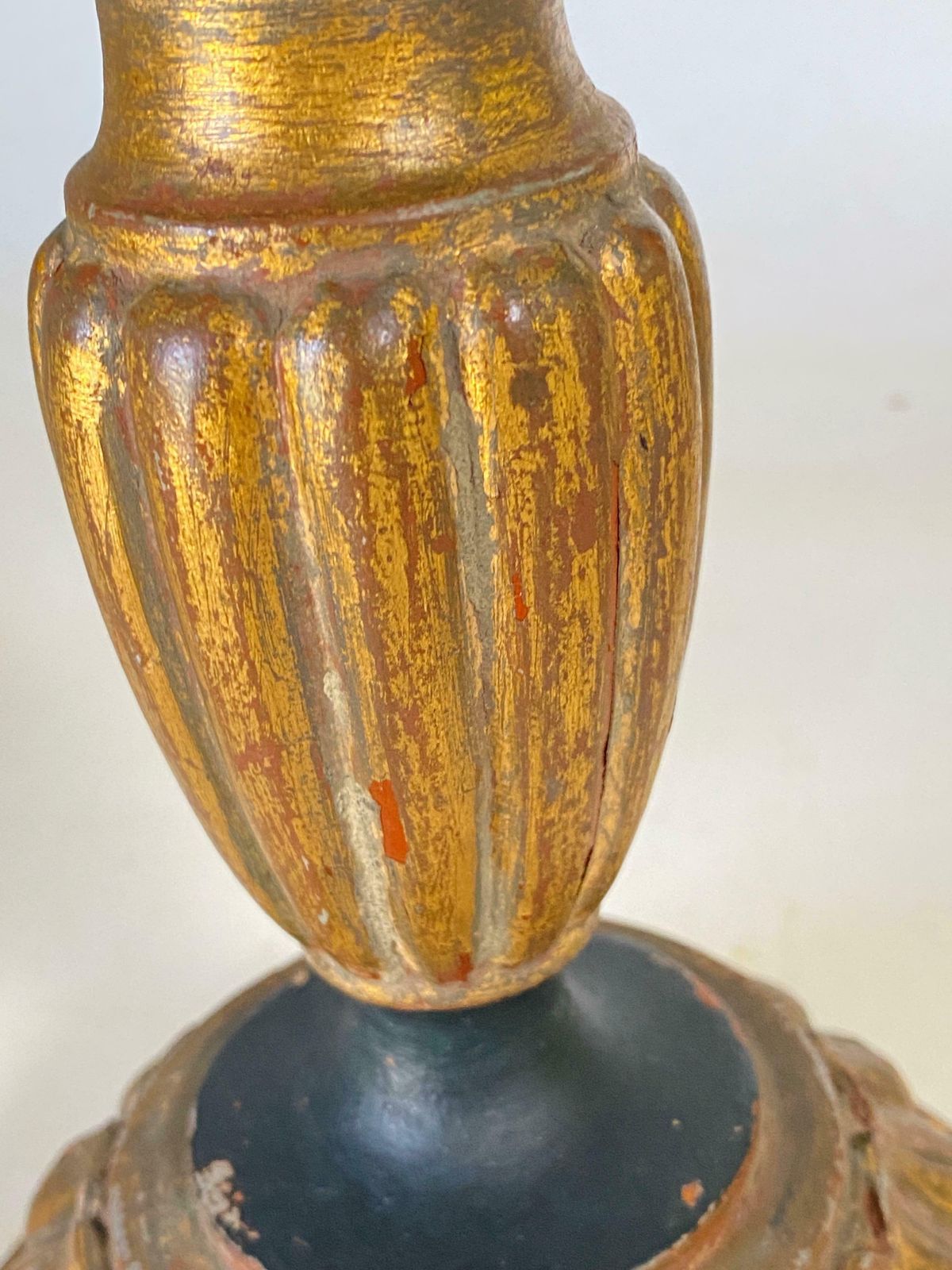 Gillt Wood Candle Holder Or Candlestick France, 1950 photo buy