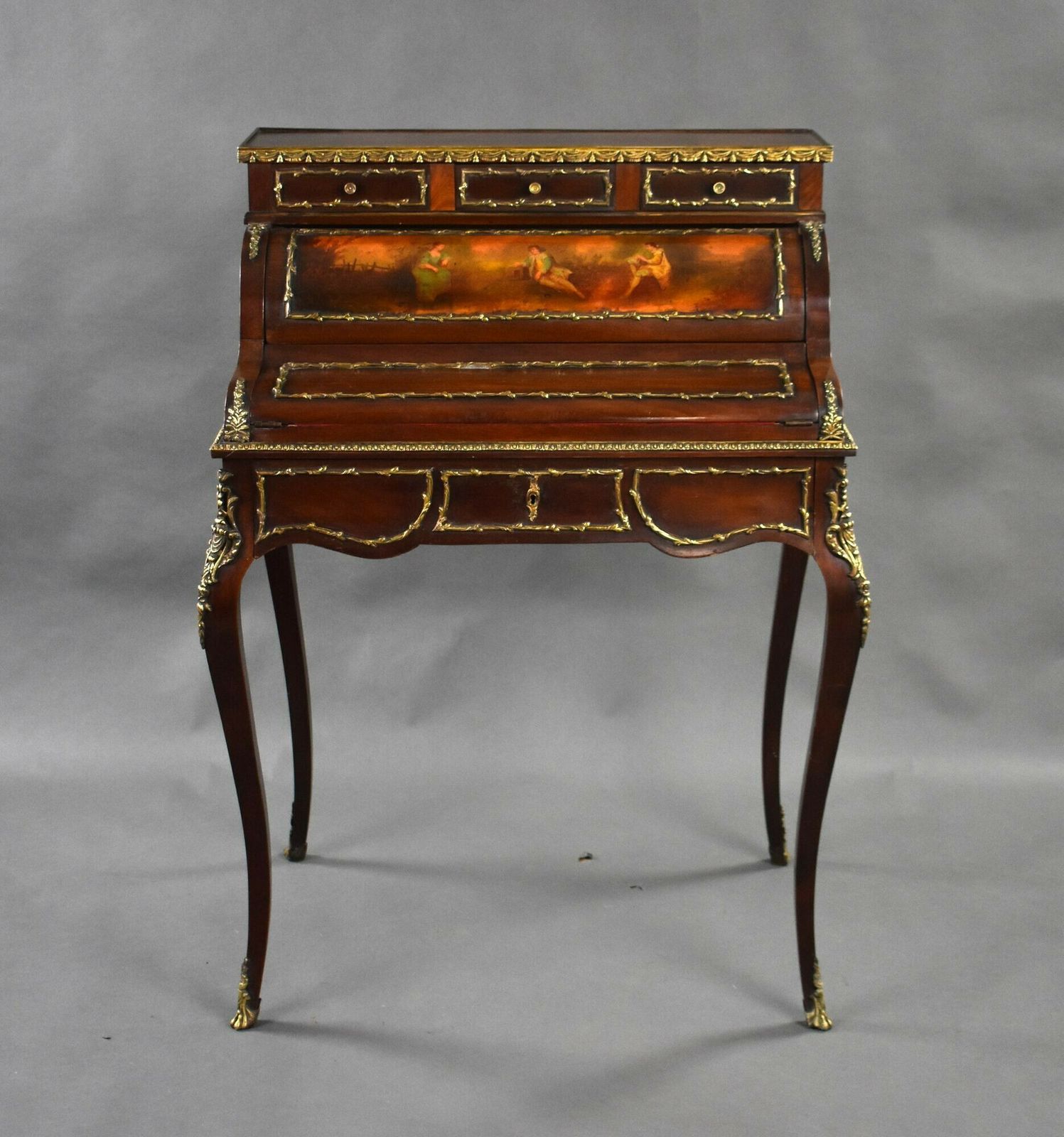 Antique French Style Writing Table By S&H Jewell photo Furniture