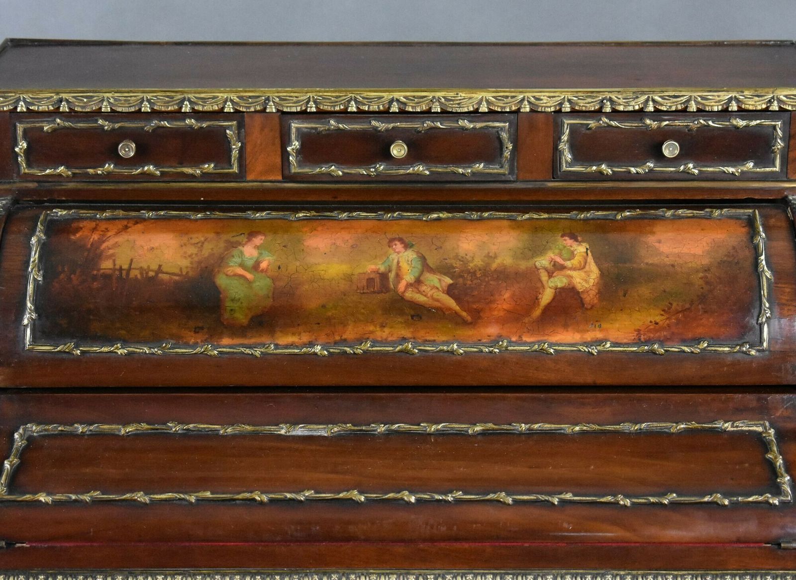 photo furniture Antique French Style Writing Table By S&H Jewell