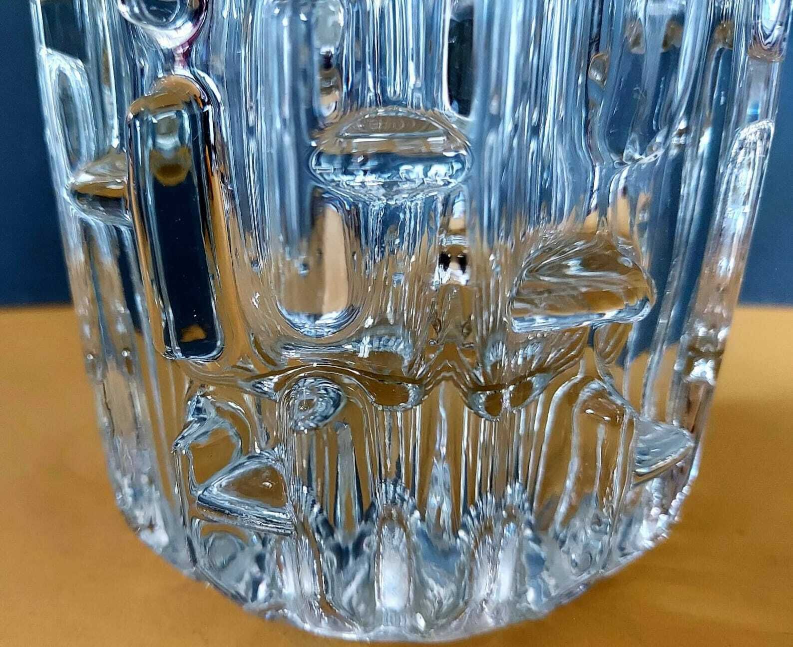 A Stunning 1960's Sklo Union Maze Design Large Glass Vase photo Home Decor