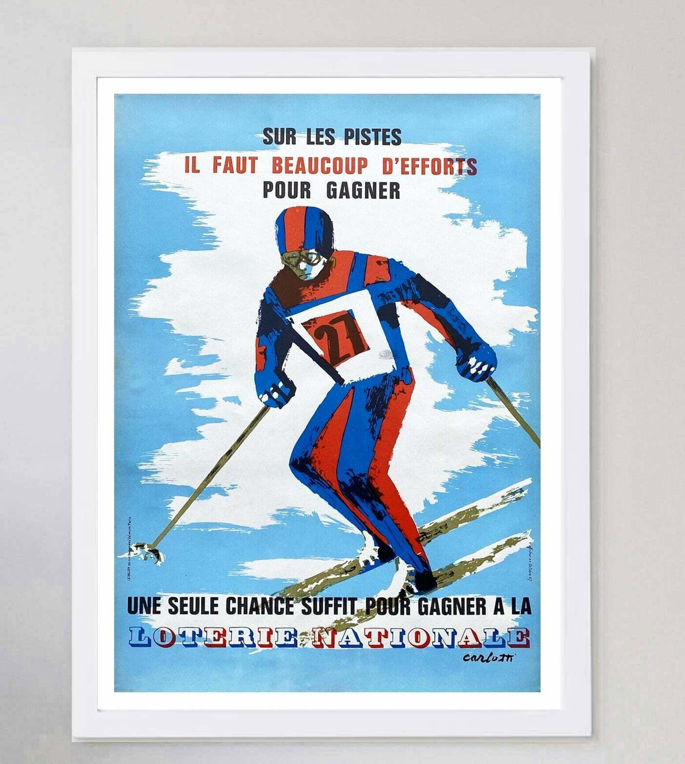 Ski Loterie Nationale 1967, 1960s photo for sale