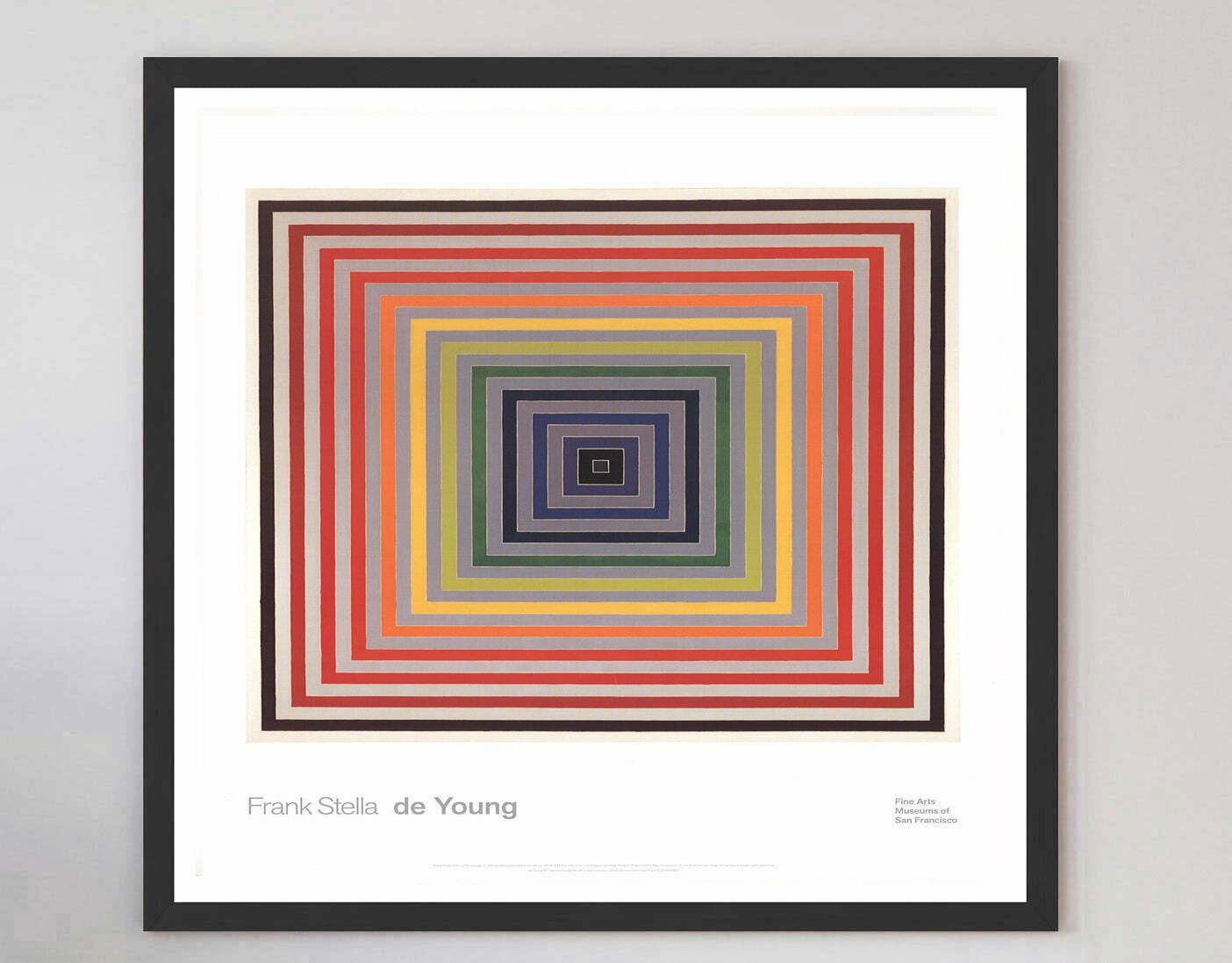 Original Vintage Poster Frank Stella   De Young Museum photo furniture