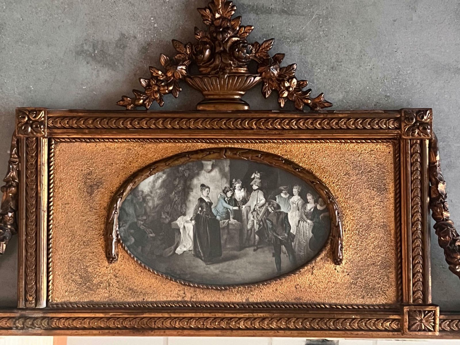Trumeau mural rectangulaire, XIXe siècle photo 3237.0
