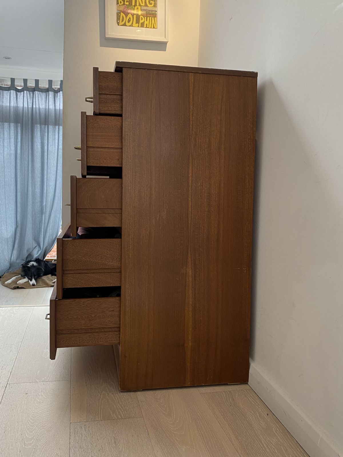 Mid  Century Austin Suite Chest Of Drawers (6 Drawers) Teak photo furniture