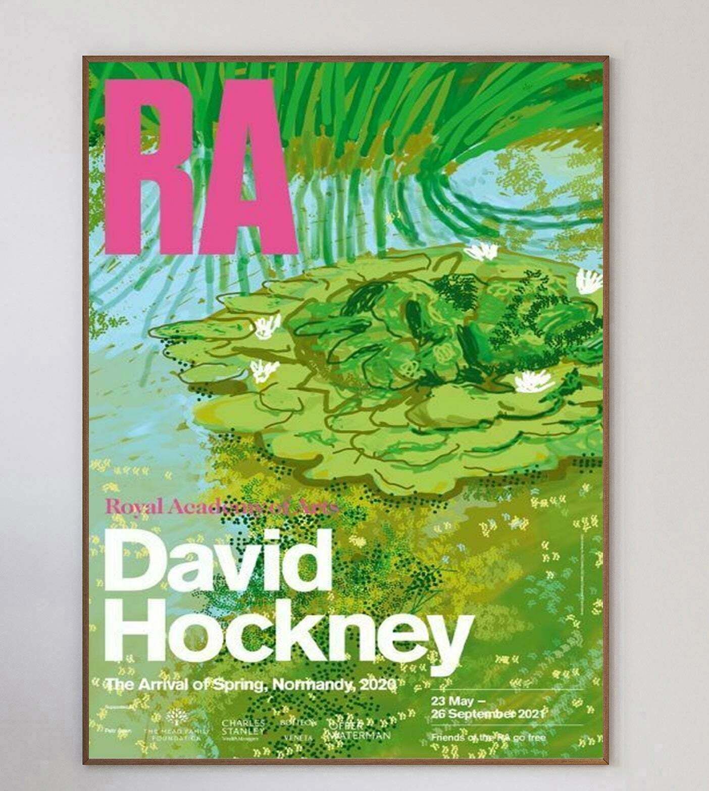 David Hockney   Ra   The Arrival Of Spring Original Vintage Poster photo 168.0