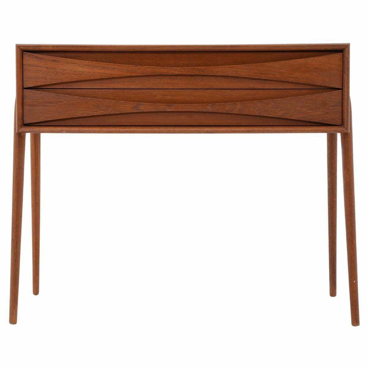 Midcentury Scandinavian Side Table By Rimbert Sandholt For Glas & Trä