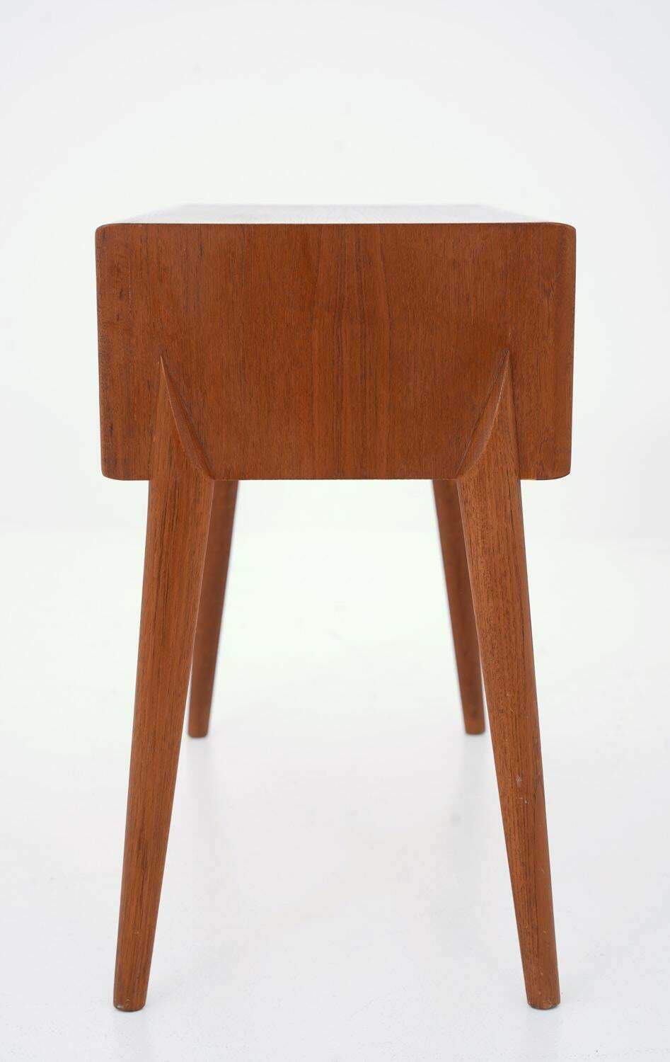 Midcentury Scandinavian Side Table By Rimbert Sandholt For Glas & Trä photo for sale
