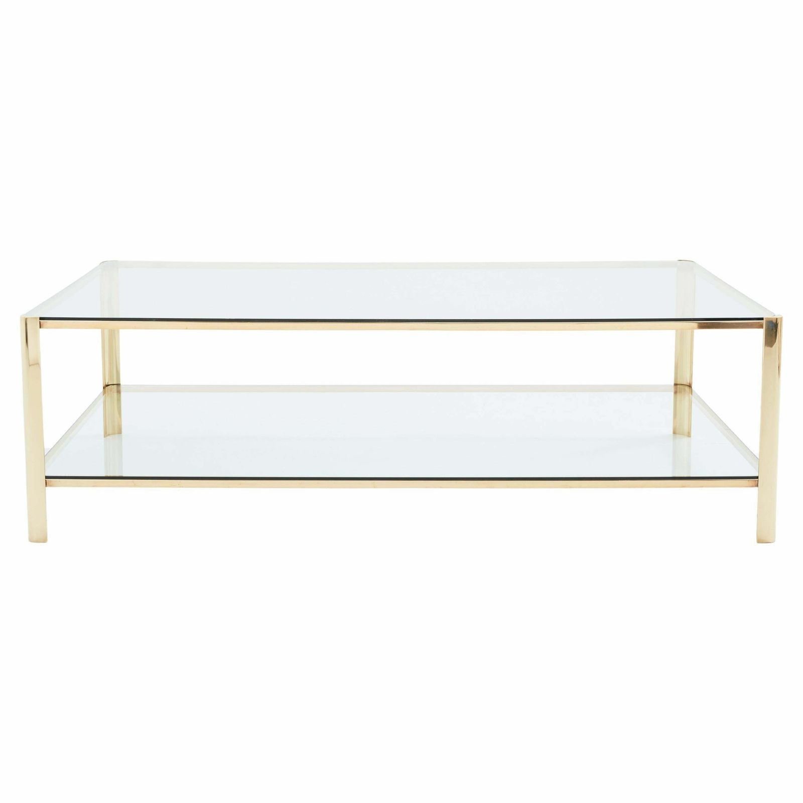 Table basse à deux plateaux en bronze par Jacques Quinet pour Broncz, années 1960