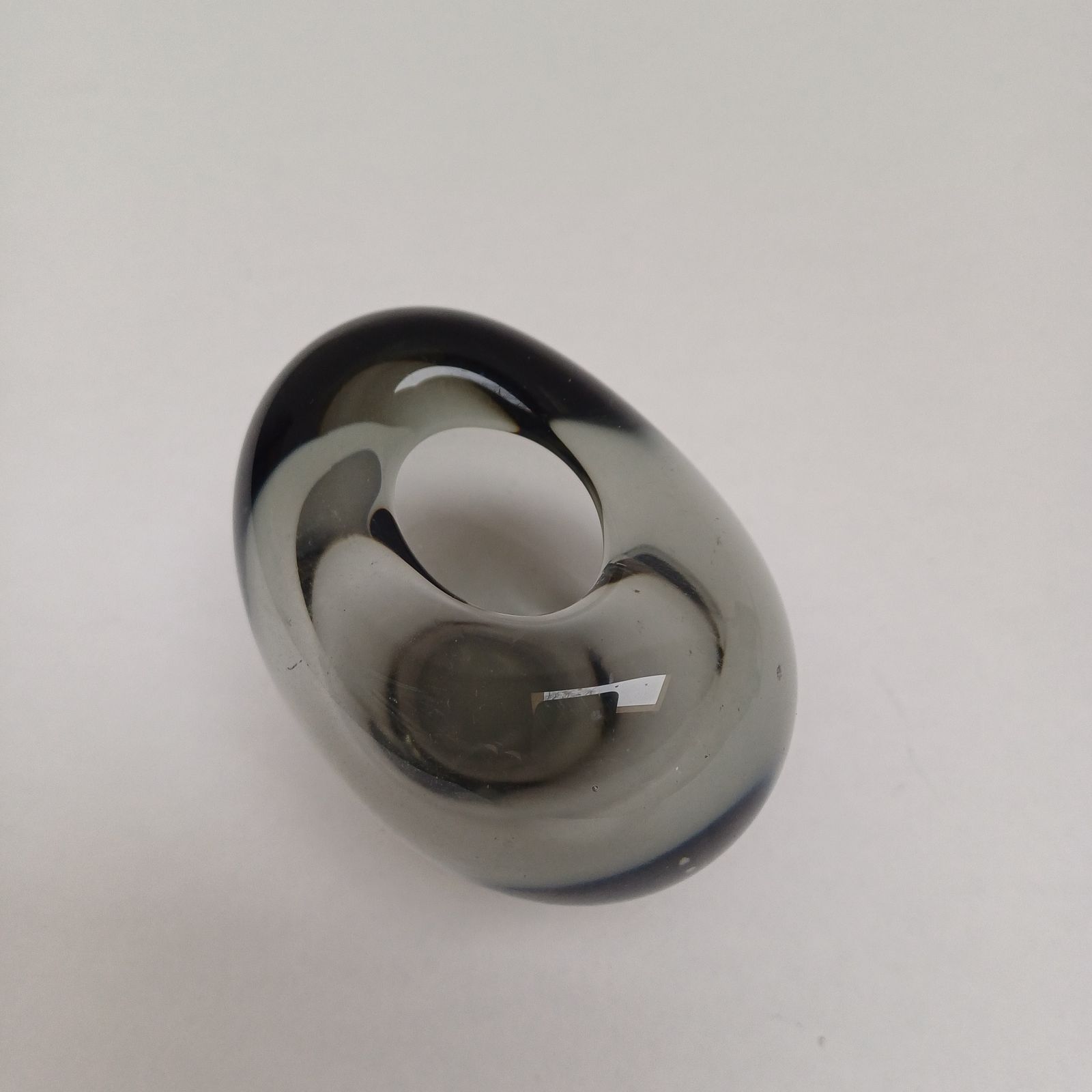 'Minuet' Smokey Grey Mid Century Vase By Per Lütken For Holmegaard photo 65.0