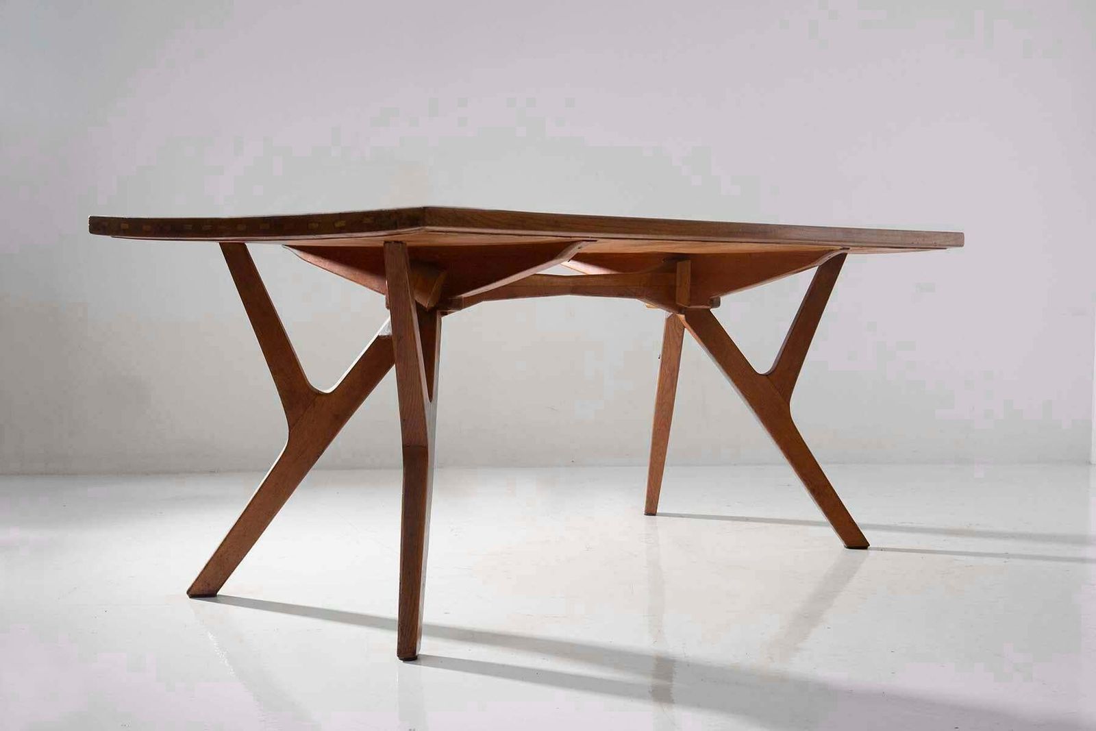 Carlo Mollino Rare Italian Dining Table, Early Patina photo for sale