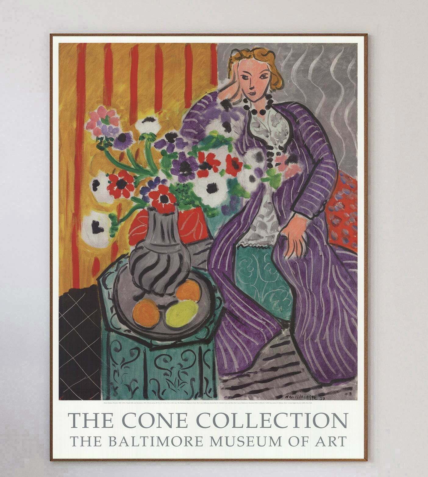 Original Vintage Poster Henri Matisse   Baltimore Museum Of Art photo 430.0