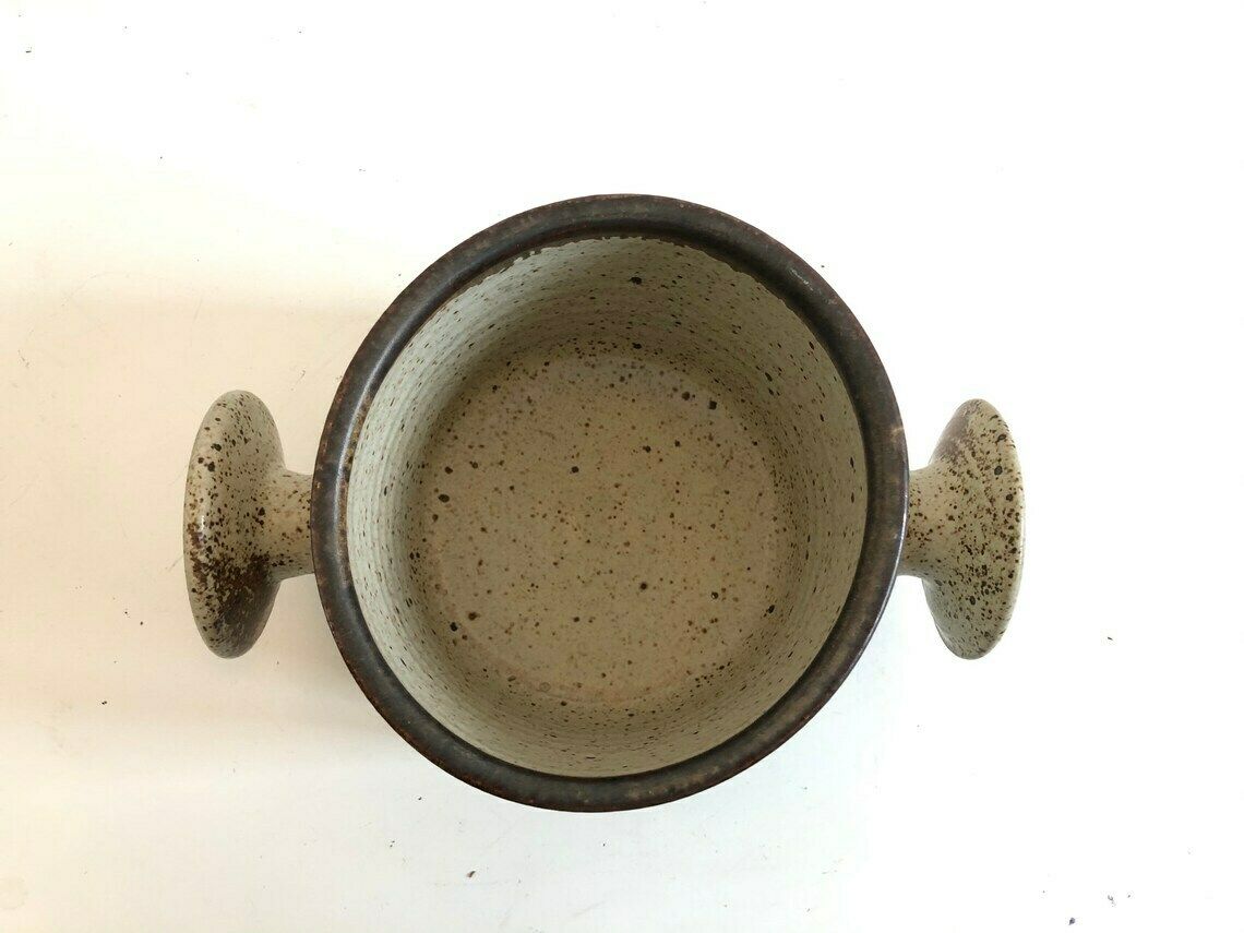 Danish Mid Century Modernist Design Fine Art Ceramic Piece In Earth Colors From Tingkeramik Følle, Denmark photo vinterior