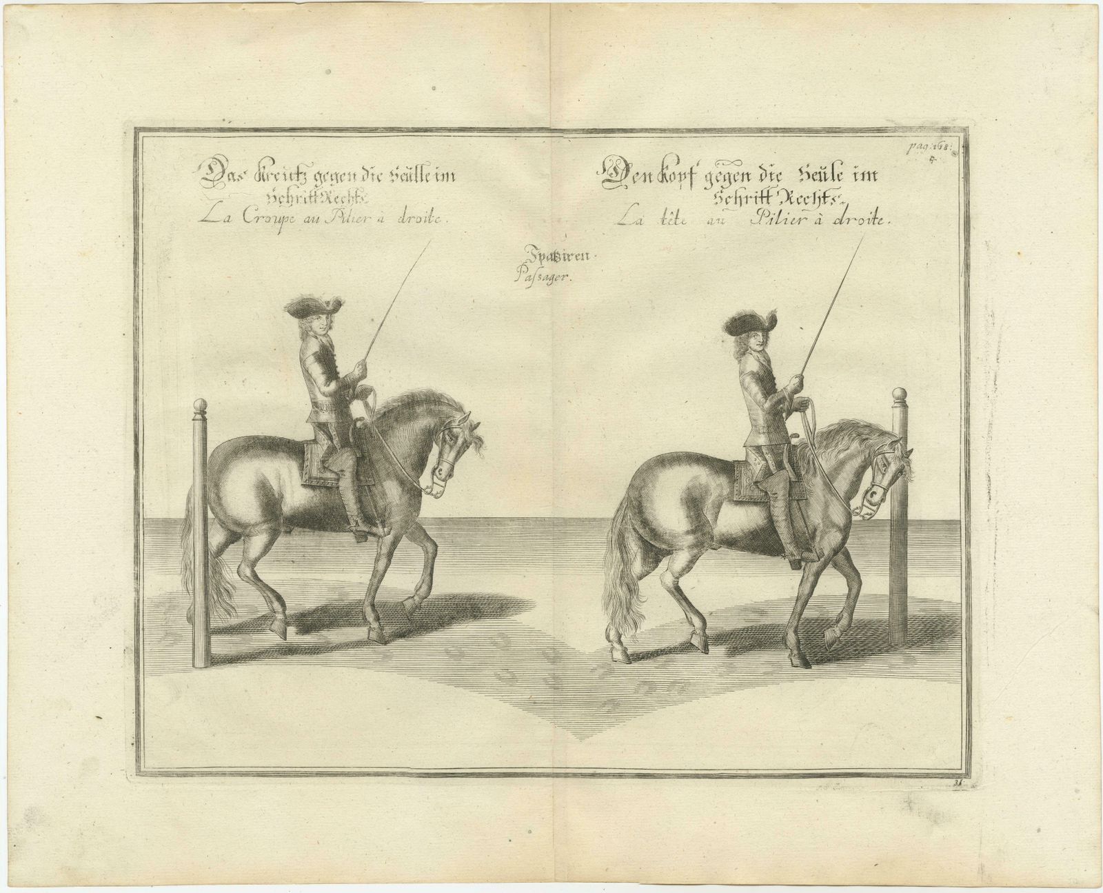 Set Of 3 Antique Horse Riding Prints photo furniture