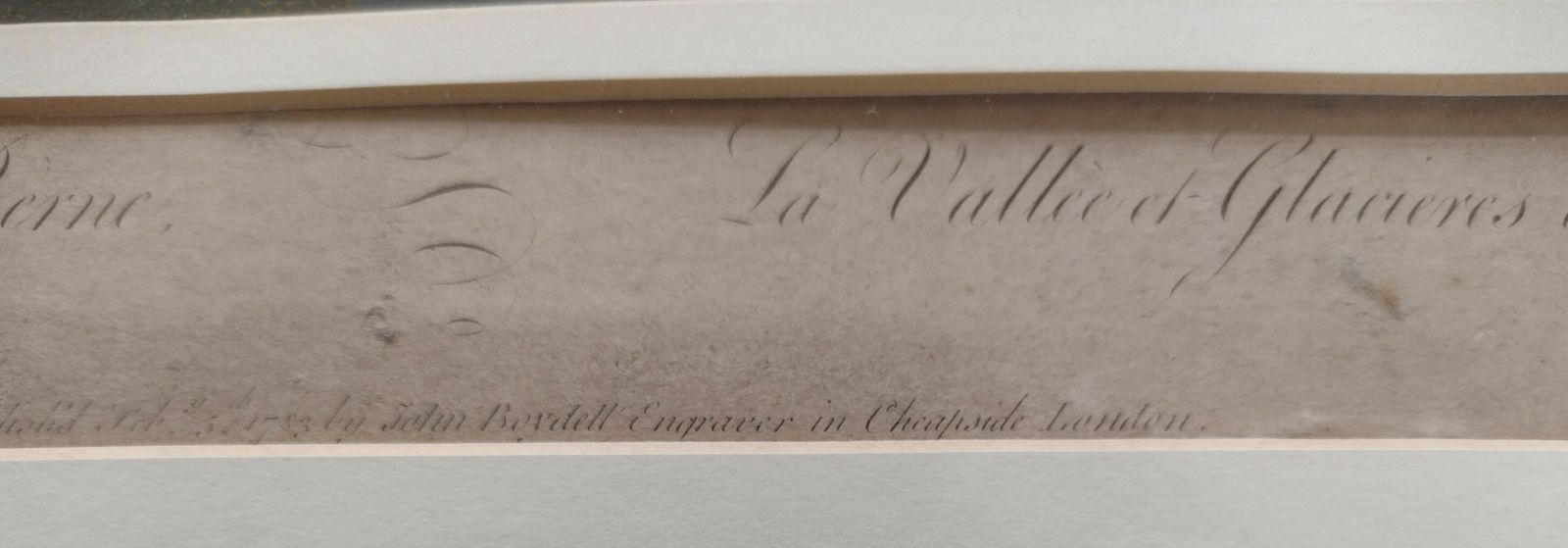 John Boydell (1719 1804) ”The Valley And Glaciers Of Grindelwald In The Canton Of Berne” photo 75.0