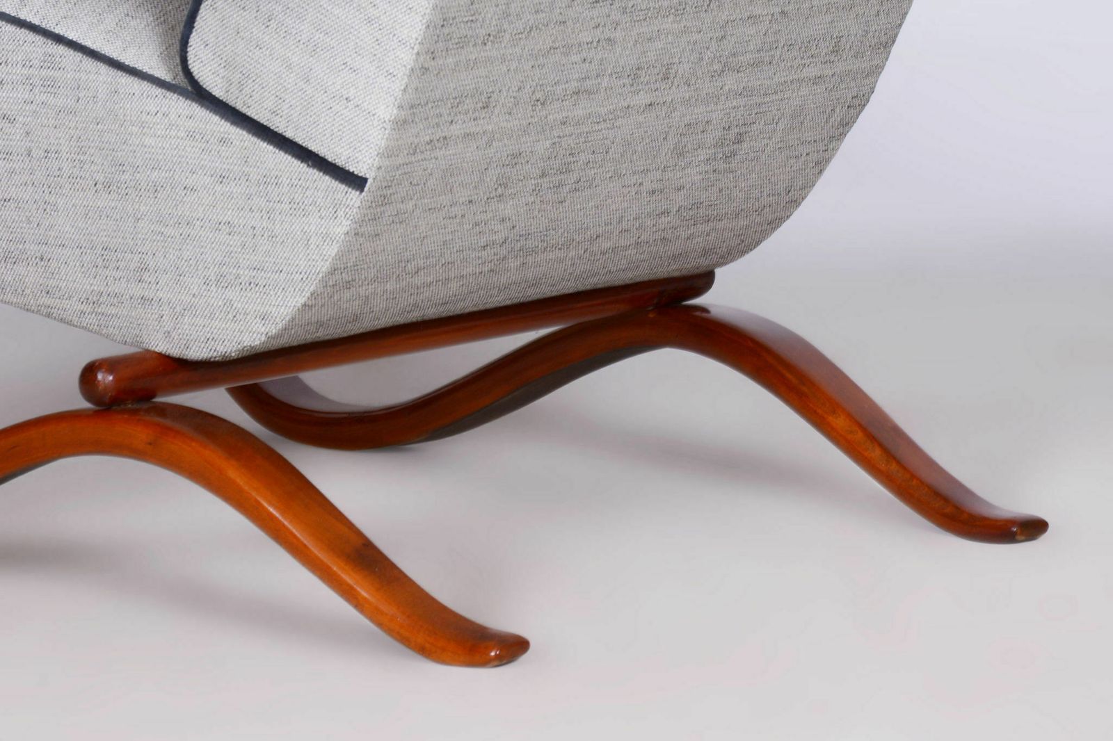 Pair Of Restored H 269 Armchairs, By Jindrich Halabala, Up Zavody, Czech, 1930s photo buy