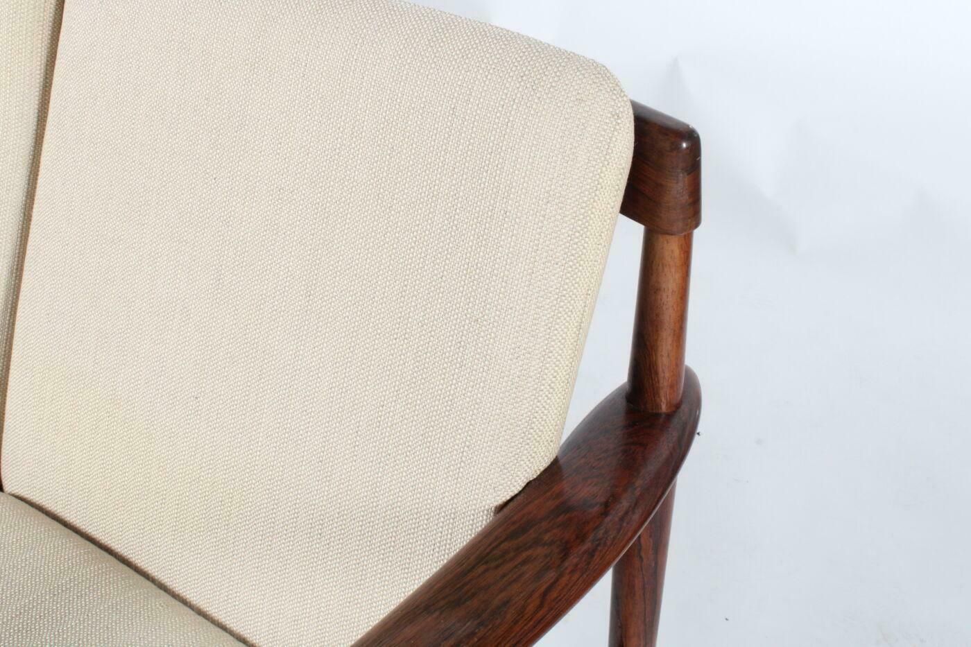 A Wonderful And Rare Danish Sofa In Rosewood By Grete Jalk Pj Mobelfabrik photo Furniture