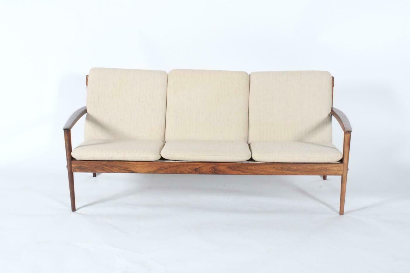 photo vinterior A Wonderful And Rare Danish Sofa In Rosewood By Grete Jalk Pj Mobelfabrik