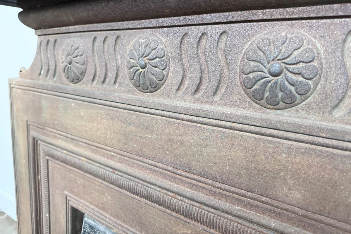Antique Victorian Cast Iron Combination Grate photo Home Fixtures