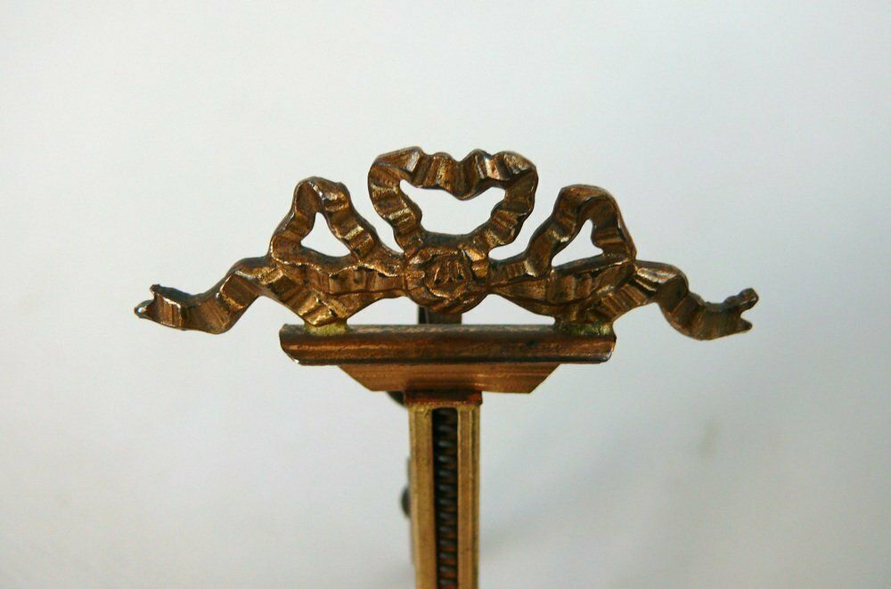 photo for sale Small Art Nouveau Picture Frame In Brass & Glass Pane