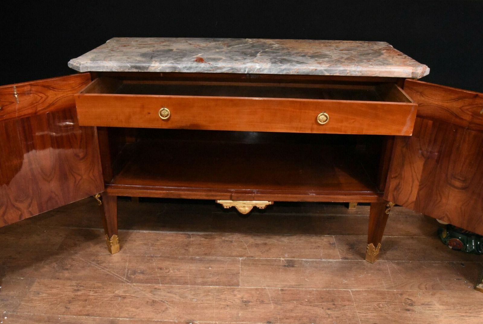 Empire Commode In Rosewood French Chest Of Drawers photo vintage