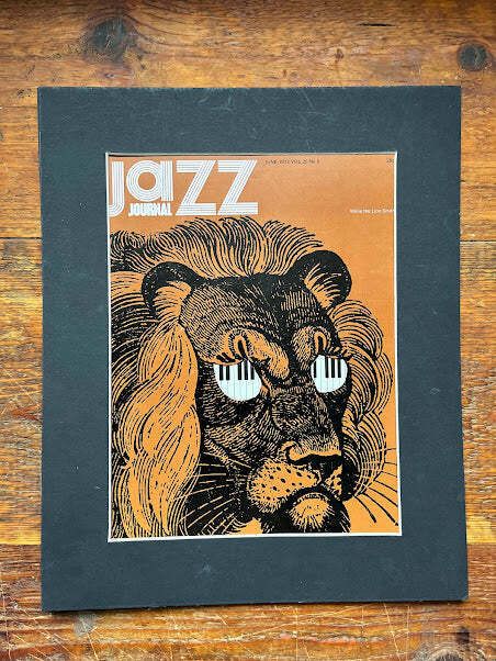 Jazz Journal Original Artwork 1973 Willie The Lion Smith