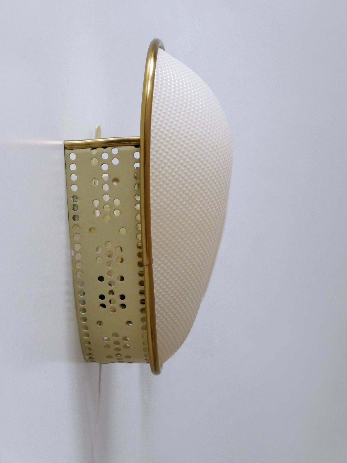 photo vintage Set Of Two Rare & Elegant Mid Century Modern Sconces Or Wall Lamps Germany 1950s