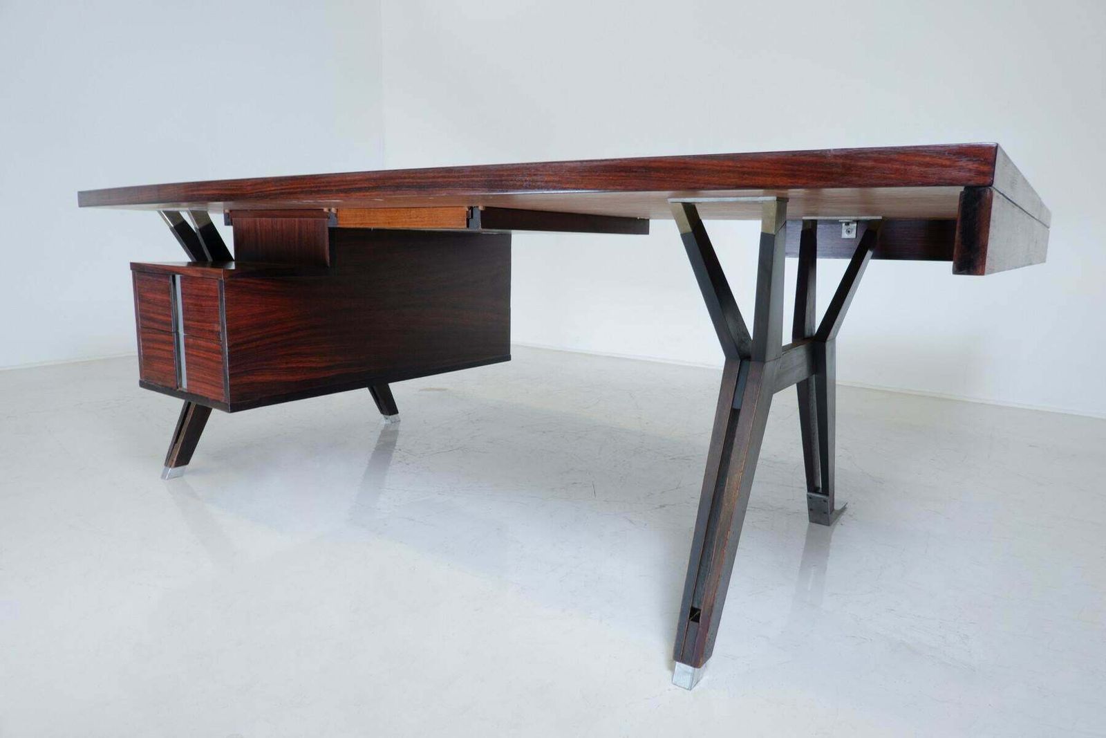 photo furniture Mid Century Modern Desk By Ico Parisi For Mim Roma, Italy, 1950s