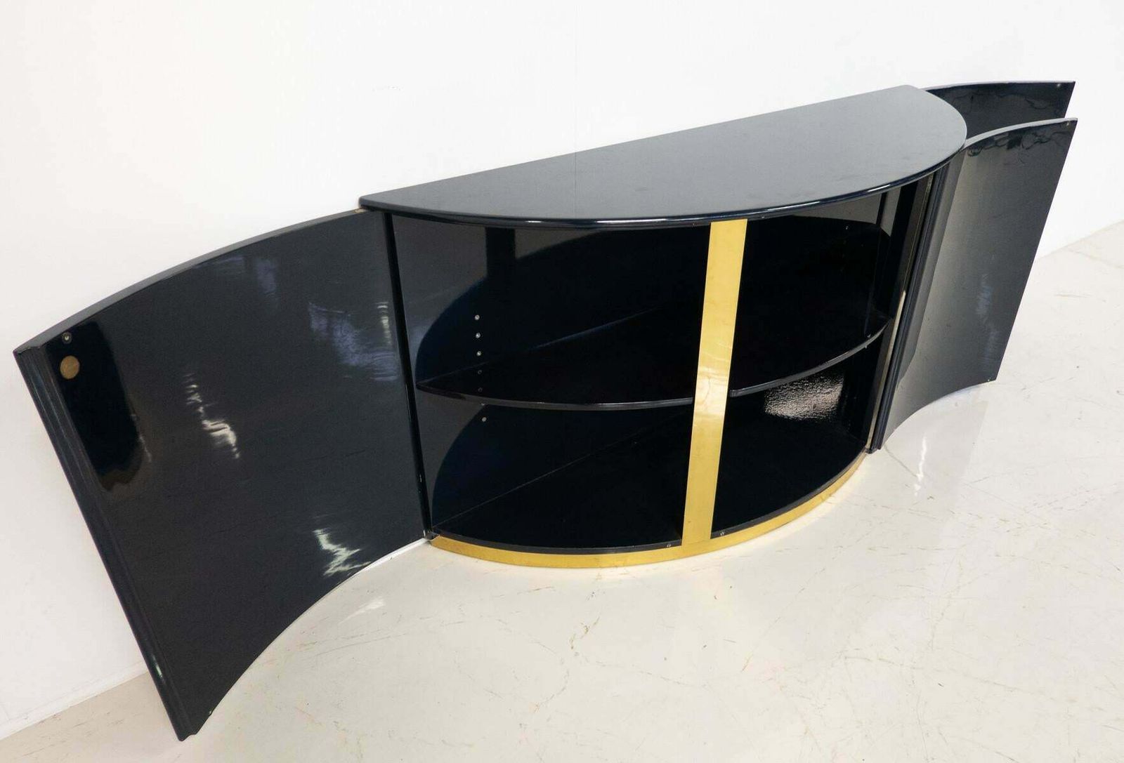 Mid Century Modern Blue Sideboard By Luigi Caccia Dominioni For Azucena, 1970s photo buy