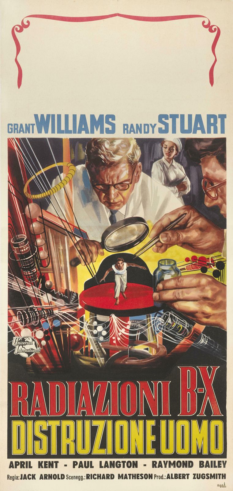 The Incredible Shrinking Man / Radiazioni, B, 'X' Distruzione Uomo photo for sale