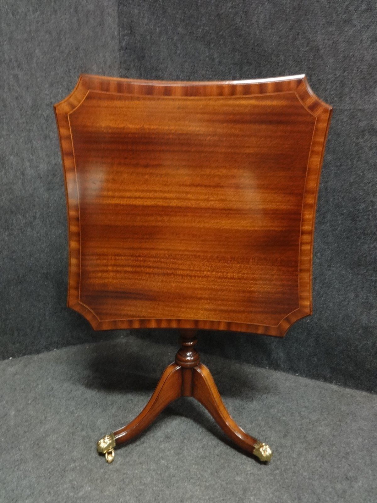 Pair Of Mahogany Occasional Tables, End Tables photo vintage