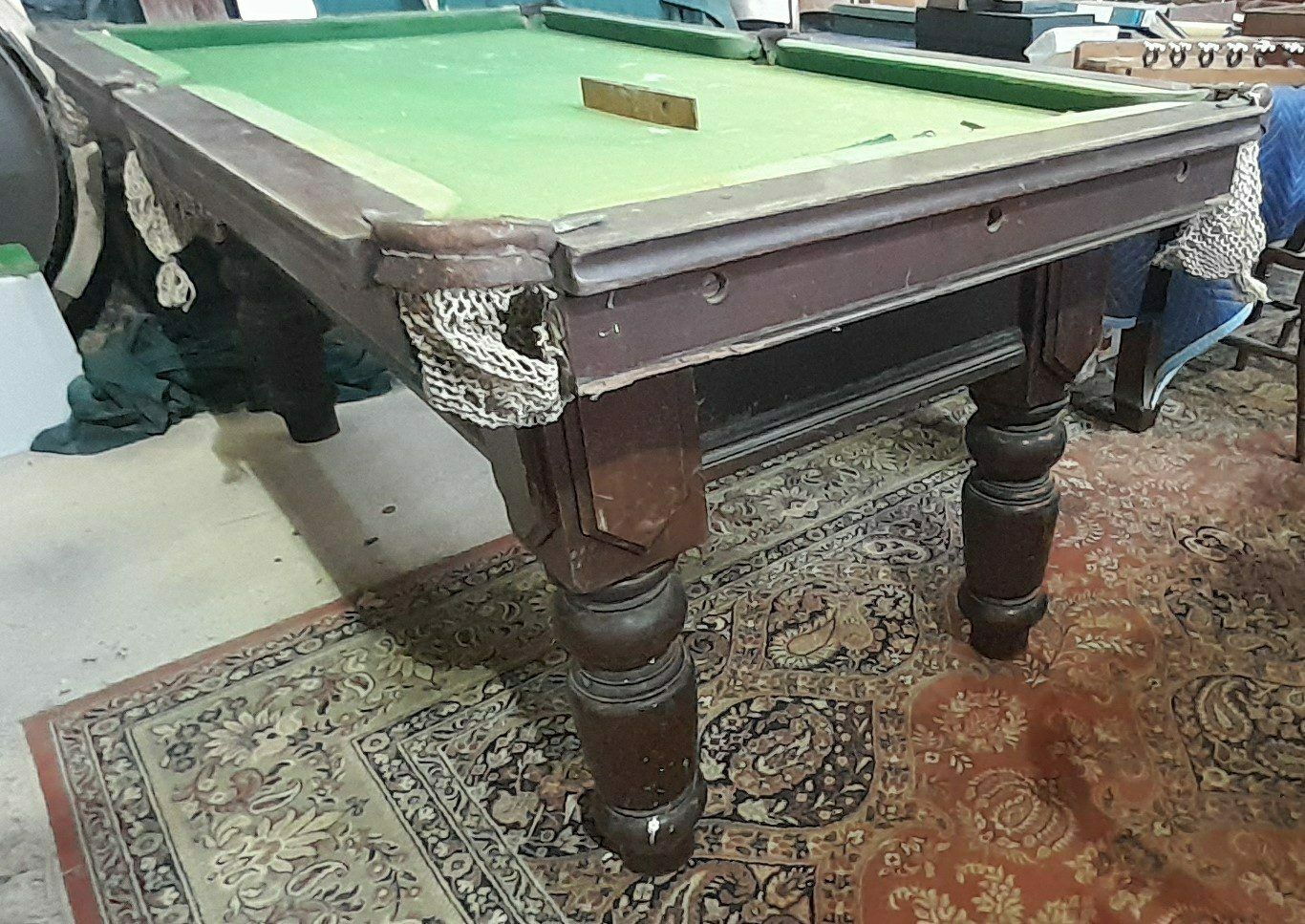 Jelks Antique Pool Table. 6ft