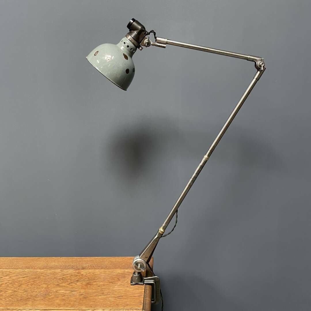 Grote Gepolijste Rademacher Klemmlamp