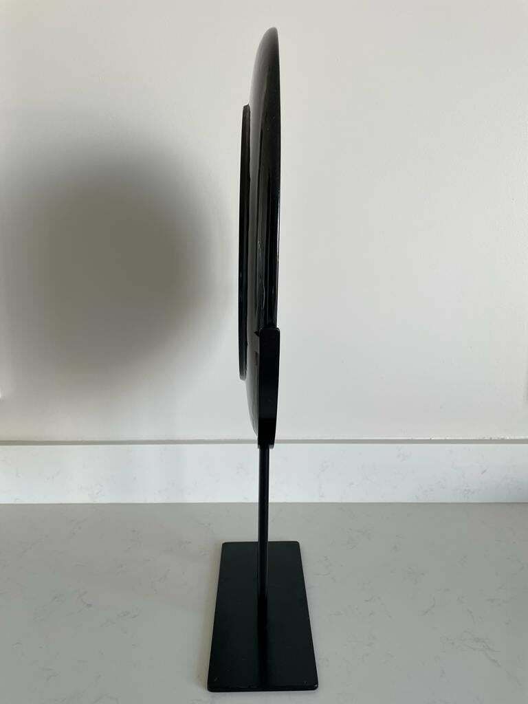 Jean Lurcat Glazed Ceramic Plate, Green & Black, Medusa, C1955, France photo for sale