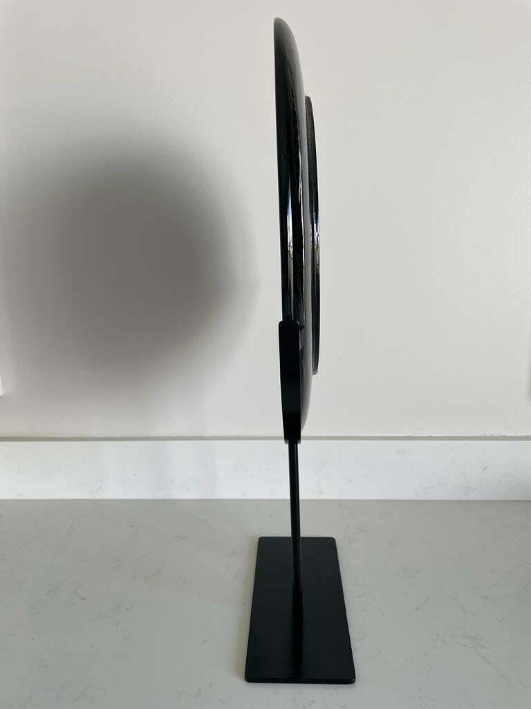 Jean Lurcat Glazed Ceramic Plate, Green & Black, Medusa, C1955, France photo Home Decor