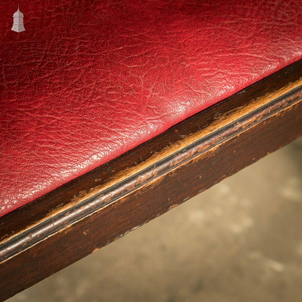 Chippendale Style Chair, Carved Hardwood With Leather Seat Cushion photo buy
